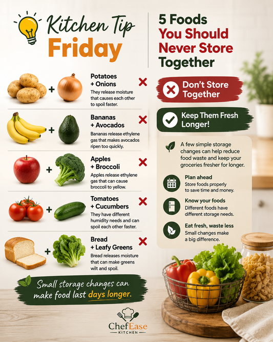5 Foods You Should Never Store Together