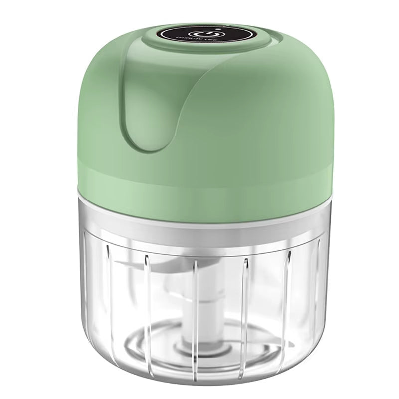 250Ml Garlic Masher Crusher Electric Kitchen Food Chopper USB Portable Meat Grinder Vegetable Chopper for Kitchen Gadgets