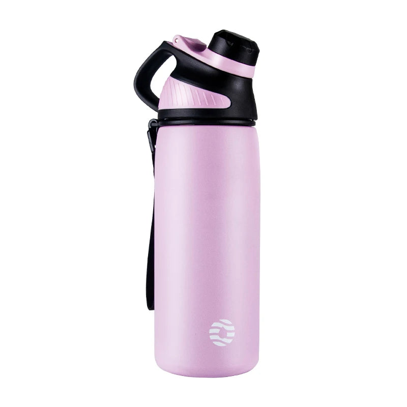 LKG Thermos Double Wall Vacuum Flask with Magnetic Lid Outdoor Sport Water Bottle Stainless Steel Thermal Mug Leak Proof