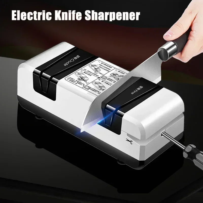 Electric Knife Sharpener Multi-Function Automatic Cut Sharpener for Slotted Screwdrivers Scissors Knives Electric Fast Sharpener