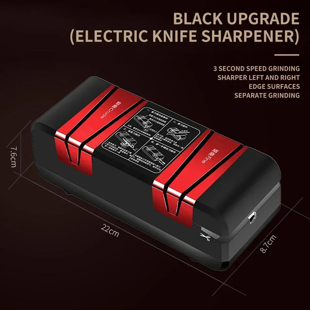 Electric Knife Sharpener Multi-Function Automatic Cut Sharpener for Slotted Screwdrivers Scissors Knives Electric Fast Sharpener