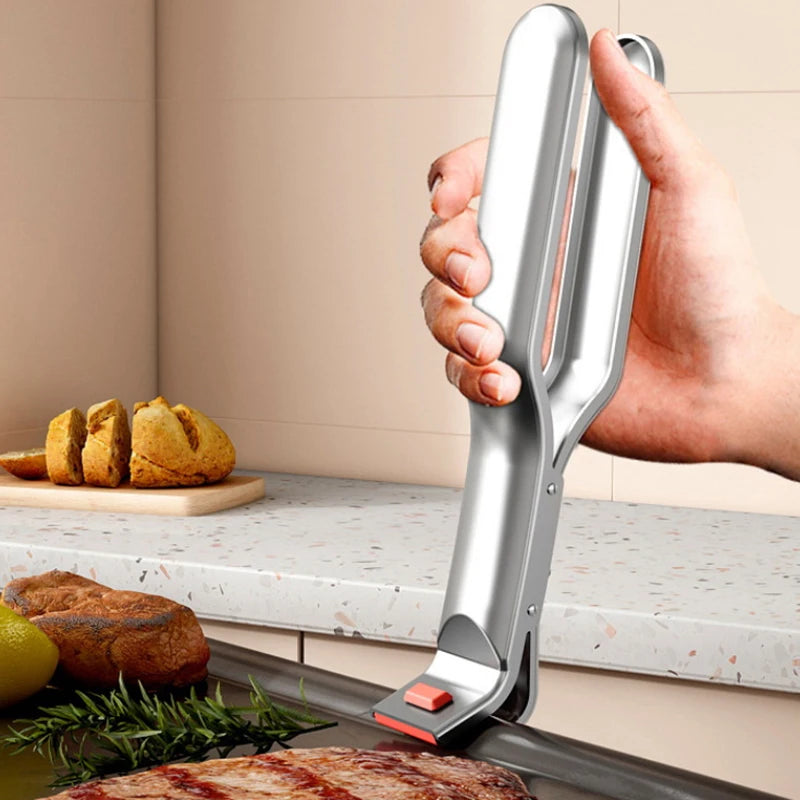 Anti-Scalding Clip Hot Bowl Holder Dish Clamp Pot Pan Gripper Clip Hot Dish Plate Bowl Lifter Retriever Tongs Kitchen Supplies.