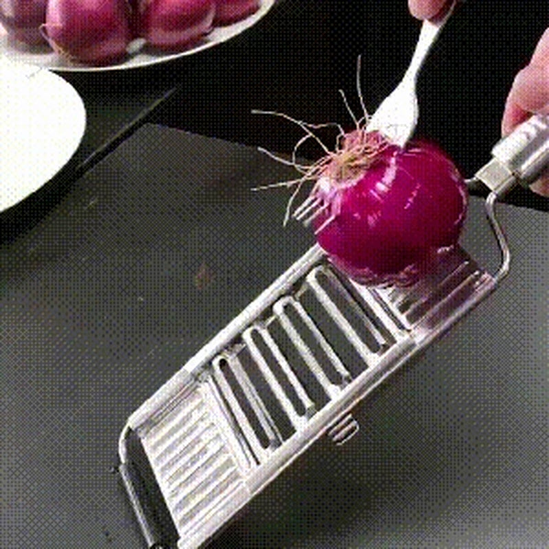 4 In1 Vegetable Slicer Stainless Steel Shredder Cutter Multi-Purpose Vegetable Slicer Cuts Set Manual Fruit Carrot Potato Grater