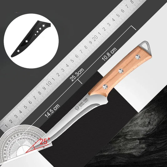 High-Quality Stainless Steel Bone-Picking Knife Kitchen Accessories, Butcher'S Special Sharp Knife for Sheep, Pigs and Cattle