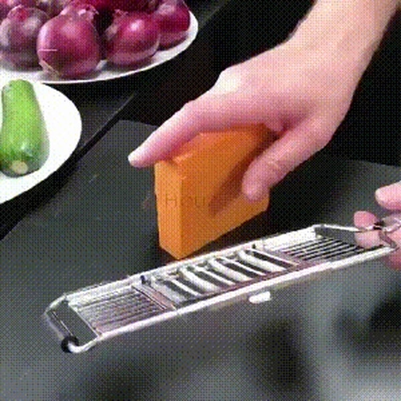 4 In1 Vegetable Slicer Stainless Steel Shredder Cutter Multi-Purpose Vegetable Slicer Cuts Set Manual Fruit Carrot Potato Grater