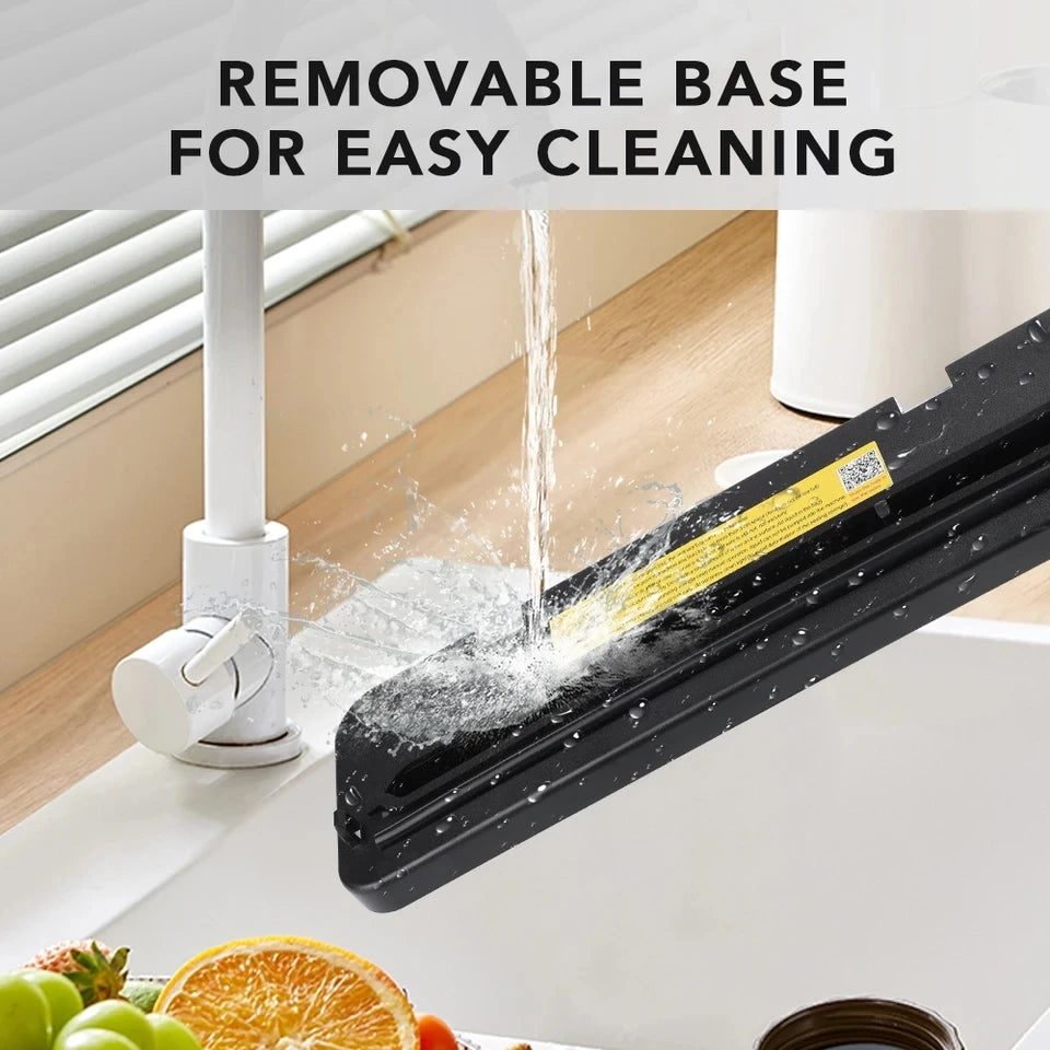 Electric Vacuum Sealer Food Storage Seal Touch Button Dry/Wet Built-In Cutter Kitchen Food Sealing Vacuum Packaging Machine