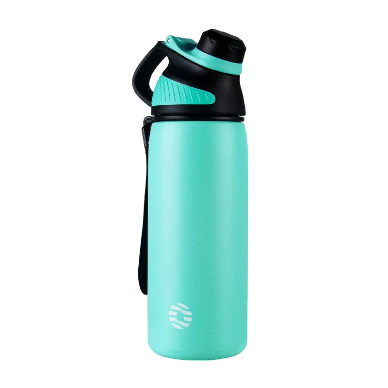 LKG Thermos Double Wall Vacuum Flask with Magnetic Lid Outdoor Sport Water Bottle Stainless Steel Thermal Mug Leak Proof