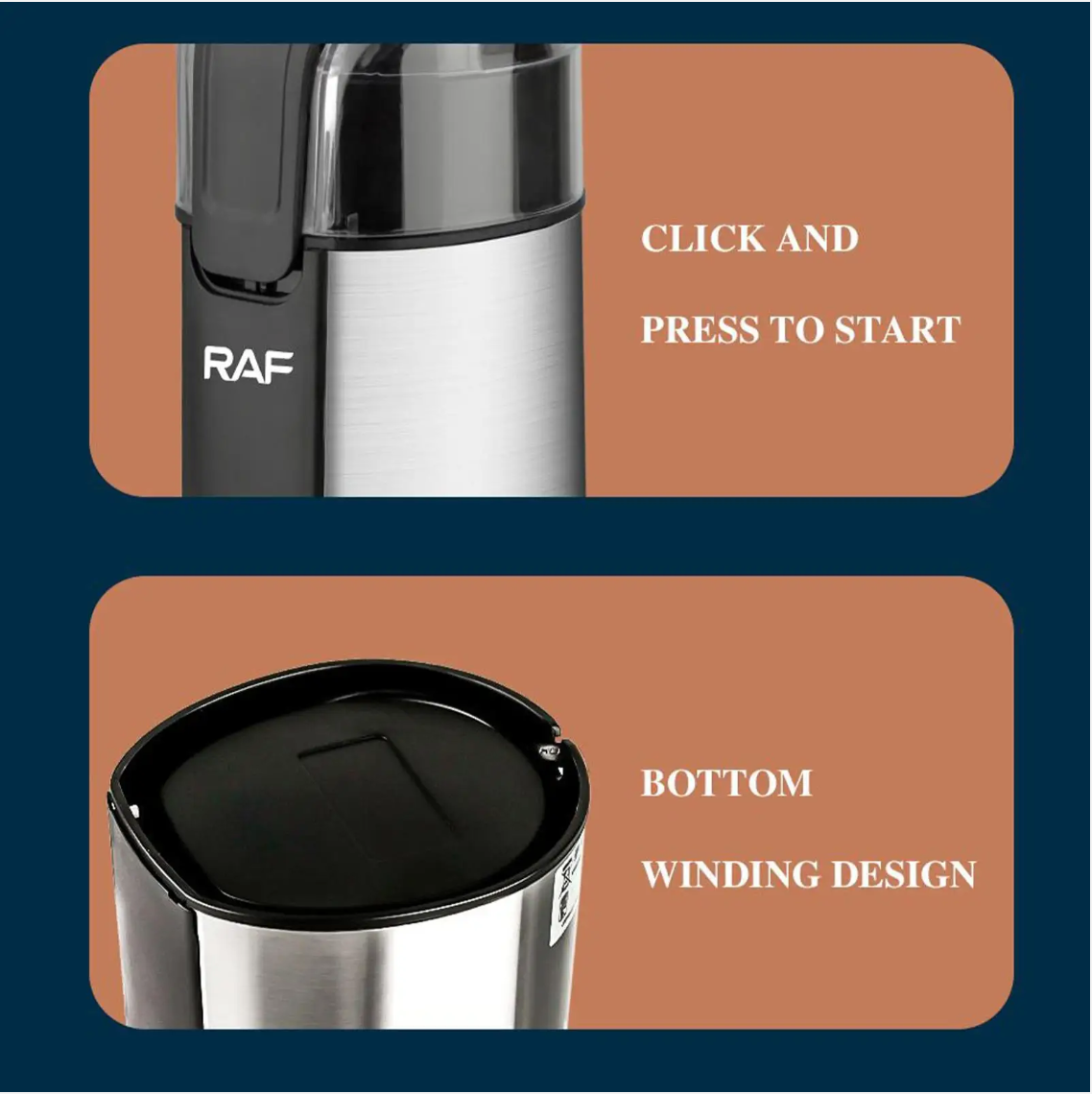 280W Electric Coffee & Spice Grinder