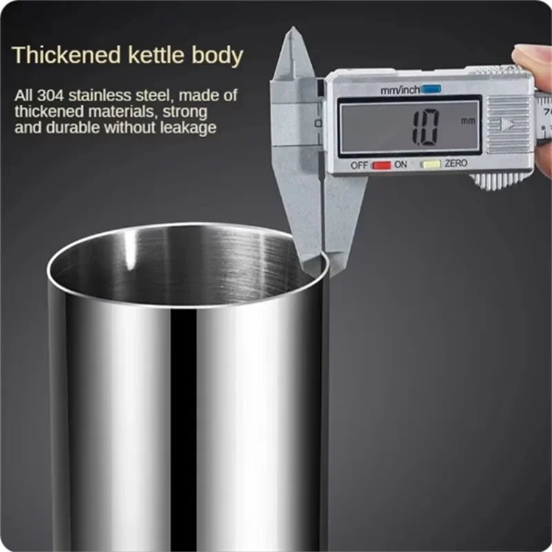 304 Stainless Steel Oil Pot Kitchen Oil Tank Sauce Vinegar Drip-Proof Dust-Proof Oil Storage Container to Store Kitchen Tools